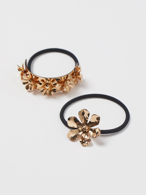 

H&M Women Brown & Black 2 Pack Hair Elastics