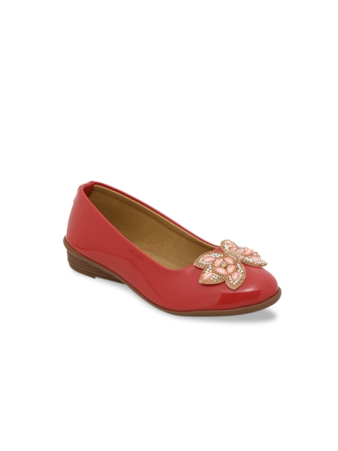 

Chipbeys Girls Red Solid Ballerinas