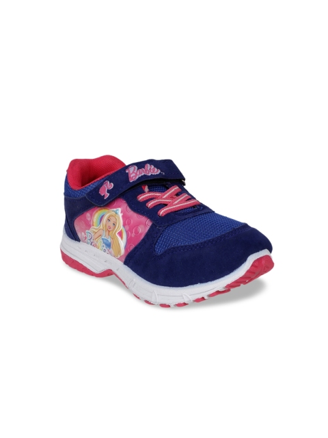 

Kids Ville Girls Blue Barbie Sneakers