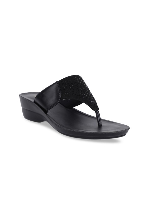 

Bata Women Black Solid Wedges