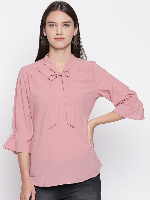 

Mesmerize Women Pink Solid Top