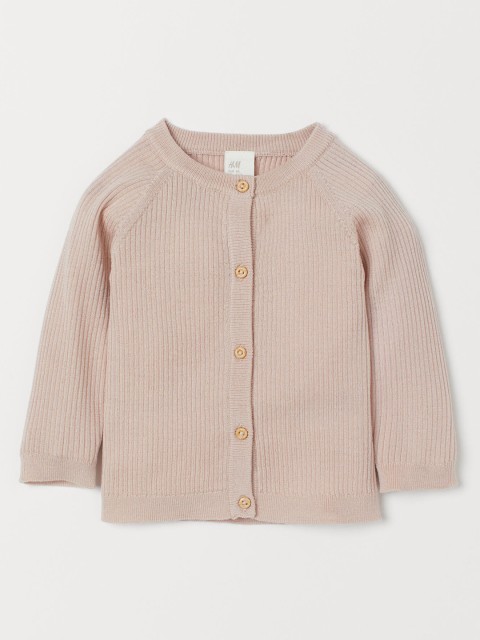 

H&M Infants Beige Merino Wool Cardigan