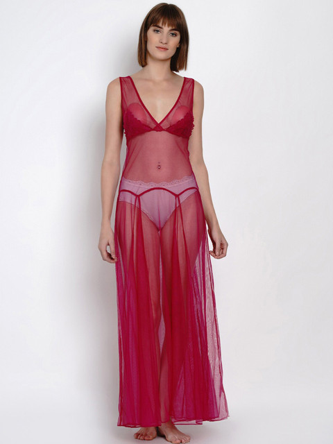 

EROTISSCH Red Solid Baby Doll