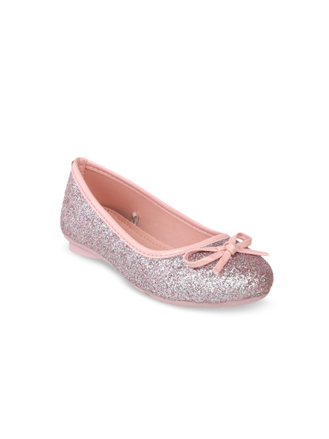 

Kids Ville Girls Pink Embellished Barbie Ballerinas