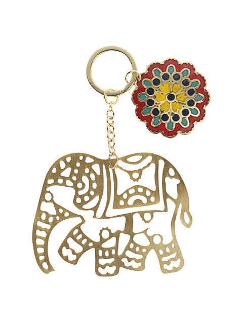

Chumbak Multicolored Jumbo Elephant Bag Charm, Multi