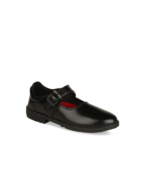

Bata Girls Black Solid Ballerinas
