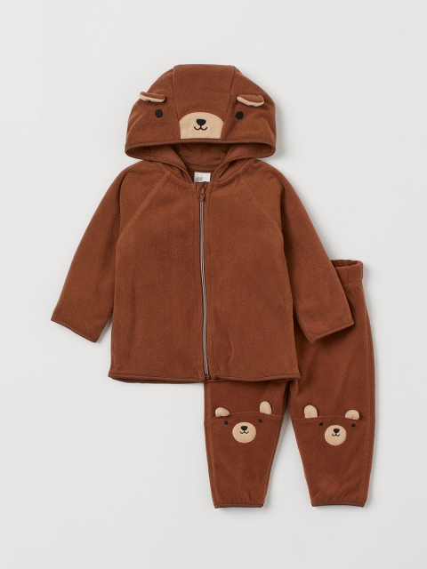 

H&M Kids Brown 2 Piece Fleece Set
