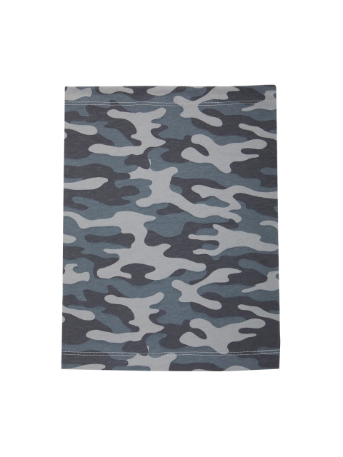 

ToniQ Men Pack of 2 Camouflage Print 2-Ply Reusable Masks, Black