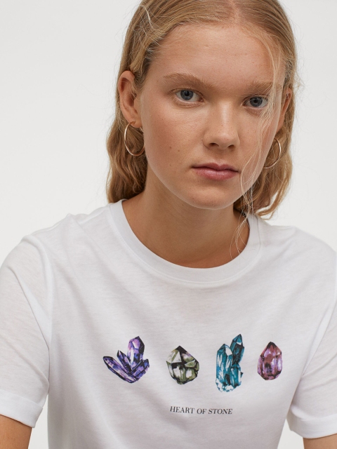 

H&M Cotton T-shirt, White