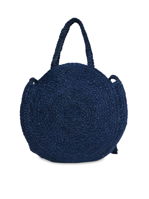 

Diwaah Navy Blue Self Design Shoulder Bag