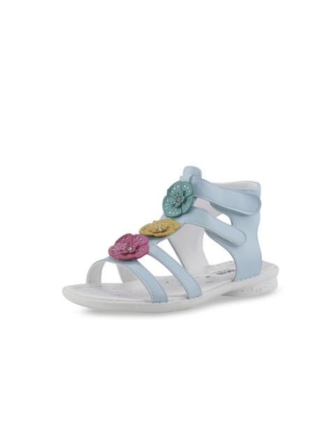 

Khadims Girls Blue Comfort Sandals with Applique Detail