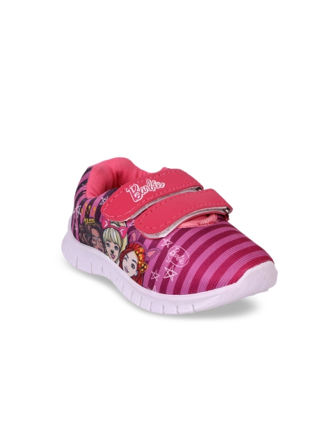

Kids Ville Girls Pink Barbie Sneakers