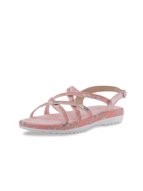 

Khadims Girls Pink Printed Open Toe Flats