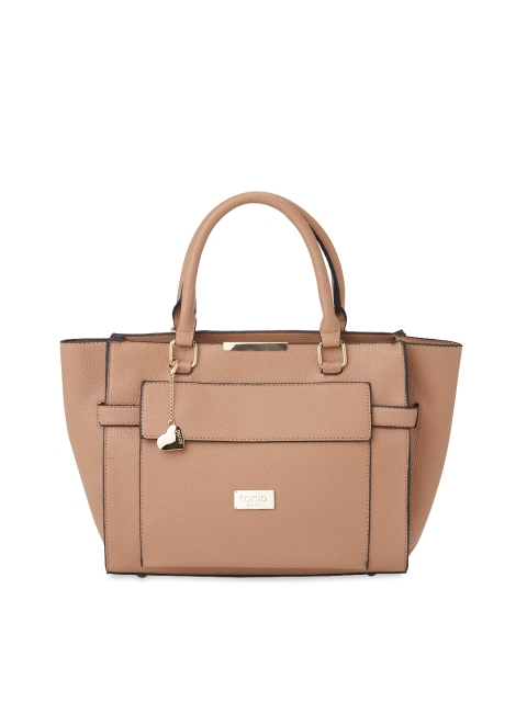 

ToniQ Beige Solid Handheld Bag