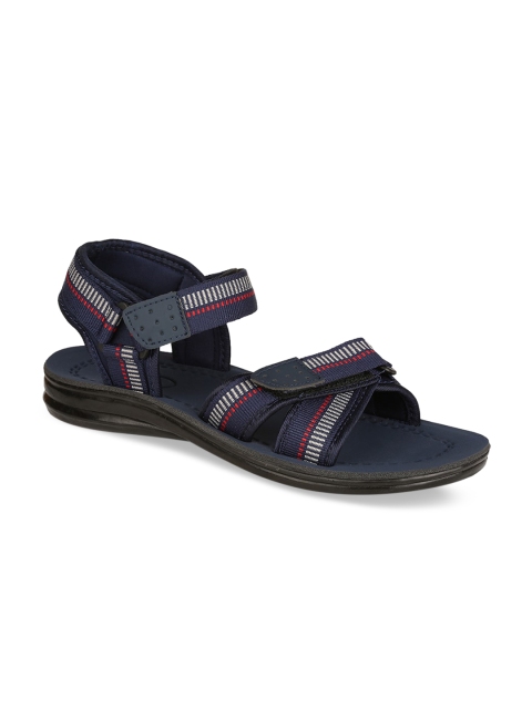 

Bata Men Blue & White Printed Sports Sandals