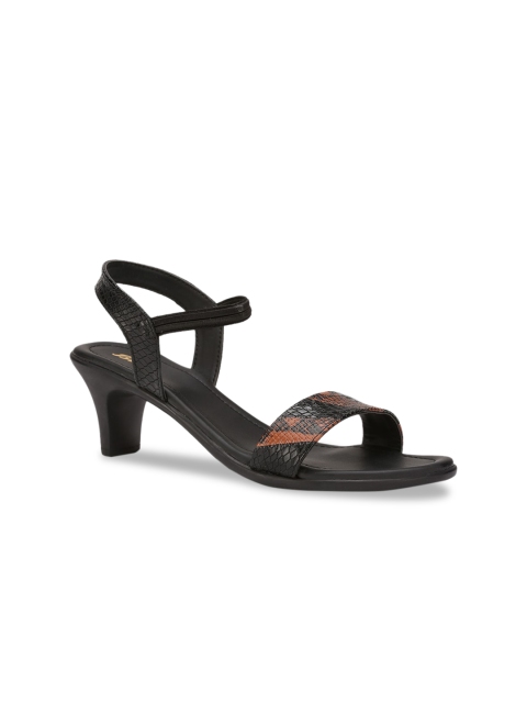 

Bata Women Black Printed Heels
