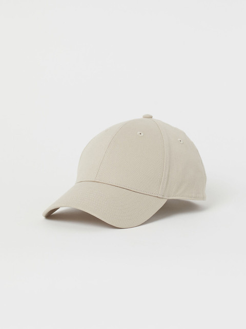 

H&M Men Beige Cotton Twill Cap