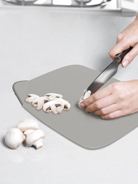 

Joseph Joseph Grey Solid Duo Folding Chopping Board