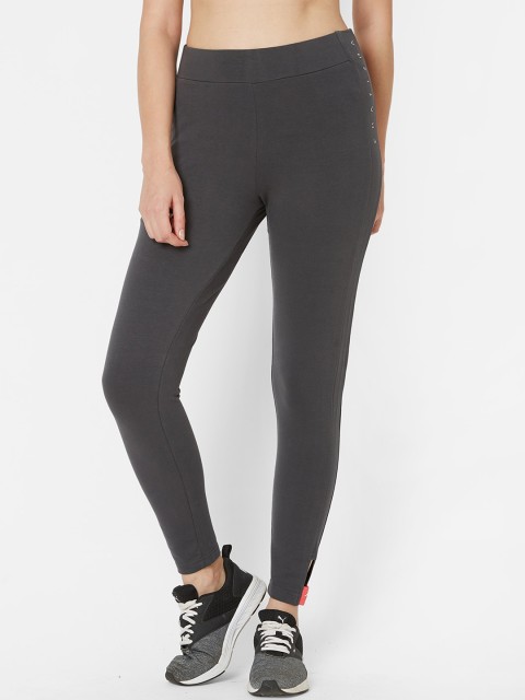 

Sweet Dreams Women Grey Solid Tights