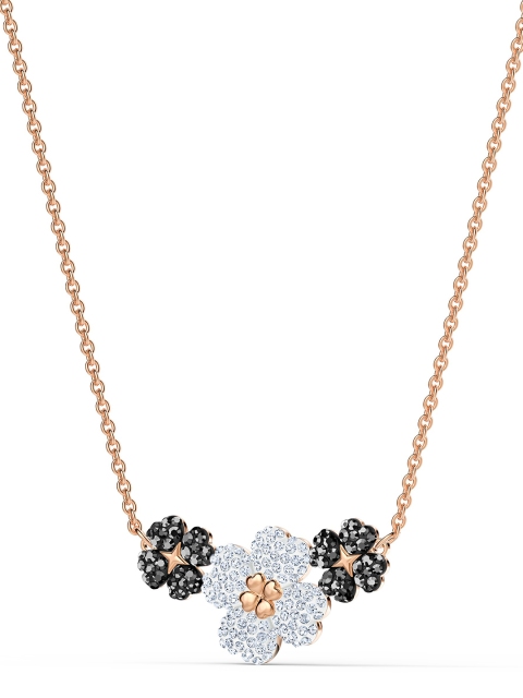 

SWAROVSKI Rose-Gold-Plated & Black Latisha Set