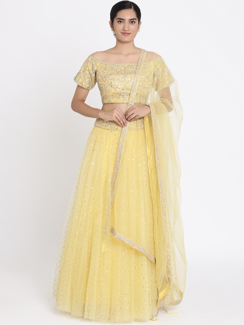 

Koskii Yellow Ready to Wear Lehenga & Blouse with Dupatta