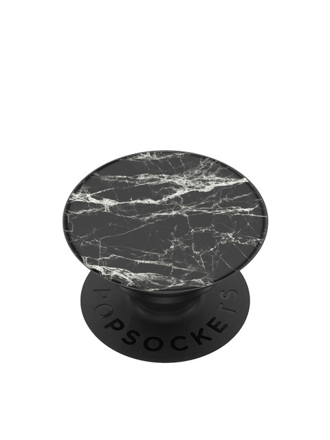 

PopSockets Black & White Modern Marble Basic PopGrip