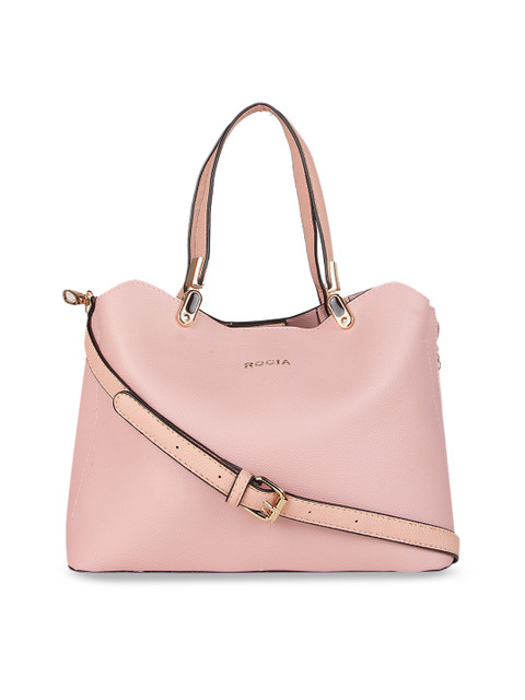 

Rocia Pink Solid Shoulder Bag