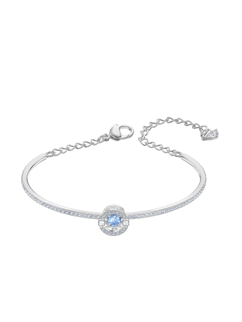 

SWAROVSKI Rhodium-Plated Wraparound Bracelet, Blue