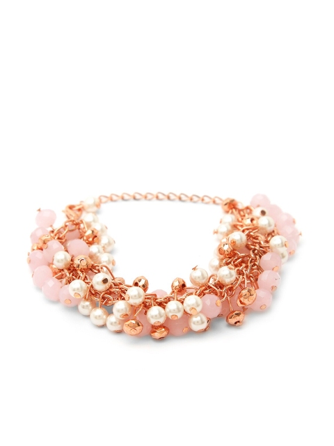 

Globus Rose Gold-Plated & Pink Wraparound Bracelet