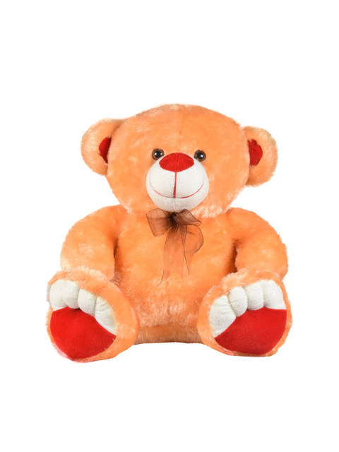 

Ultra Kids Brown & Red Sitting Glossy Teddy Bear Soft Toy