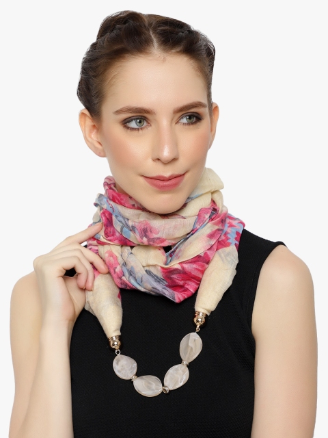 

Mali Fionna Women Multicoloured Printed Scarf, Multi