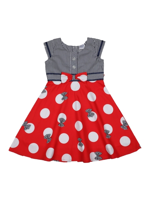 

Doodle Girls Red Printed A-Line Dress
