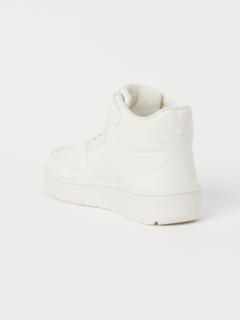 

H&M Boys White Hi-top trainers