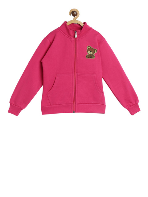 

SWEET ANGEL Girls Pink Solid Sweatshirt