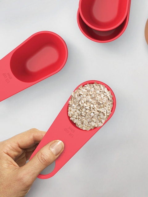 

Joseph Joseph Red Solid Duo 4-Piece Measuring Cup Set