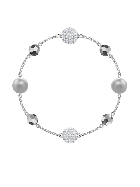 

Swarovski Remix Collection Strand, Multi-colored, Rhodium plated, Silver