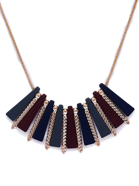 

Globus Gold-Plated & Green Necklace