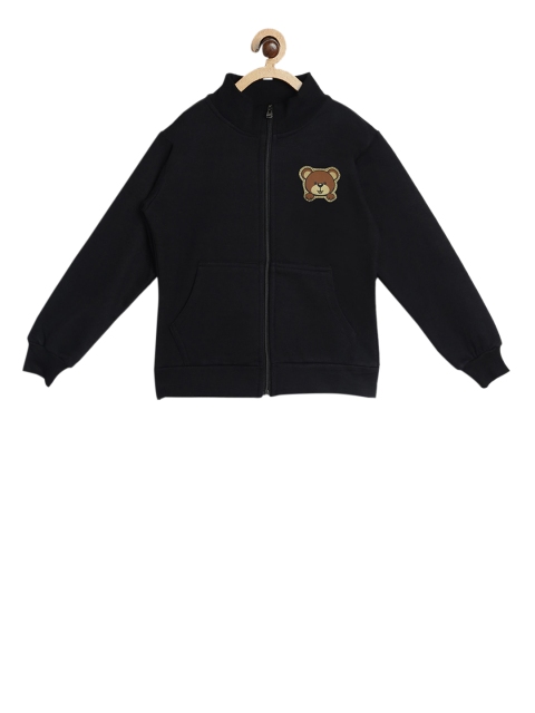 

SWEET ANGEL Girls Black Solid Sweatshirt