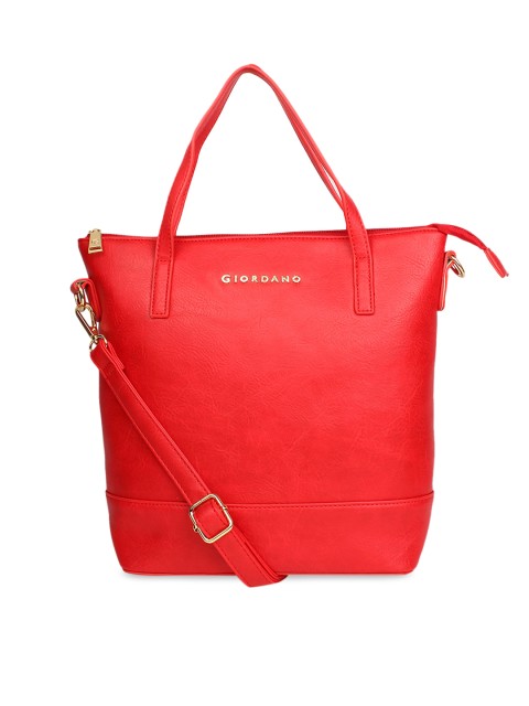 

GIORDANO Red Textured Shoulder Bag