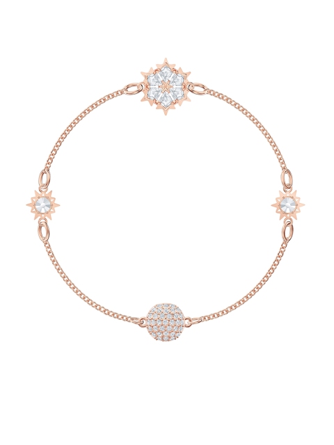

Swarovski Rose Gold-Plated White Remix Collection Snowflake Strand Bracelet