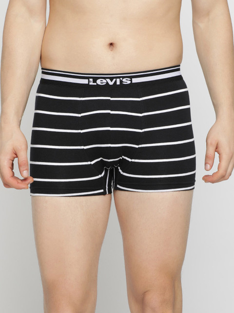 

Levis Men Black & White Striped 200 SF Trunks #006-TRUNK-ST-2