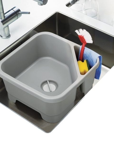 

Joseph Joseph Grey Duo Wash Up Bowl