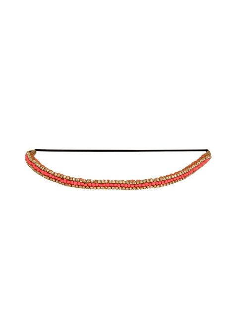 

Kazo Orange Embellished Hairband