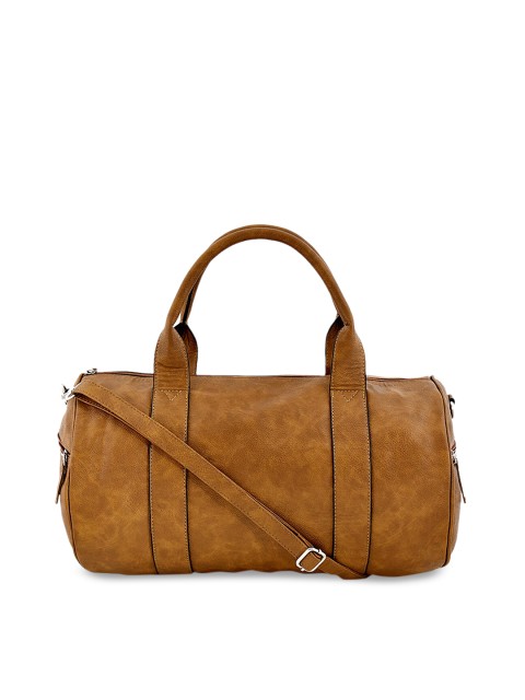 

STELLER Unisex Tan Brown Solid Gym Duffel Bag