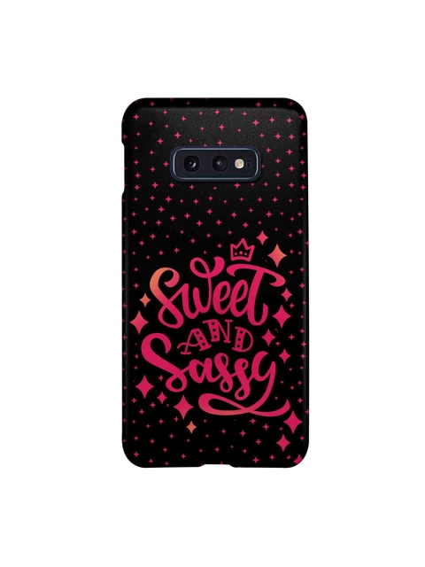 

macmerise Black & Pink Sweet And Sassy Samsung Galaxy S10E Case