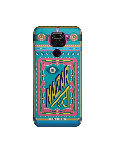 

macmerise Blue & Yellow Nazar Hata Xiaomi Redmi Note 9 Back Cover