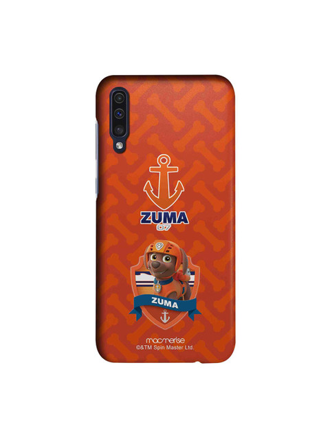 

macmerise Rust Red & Blue Cartoon Character Zuma Paw Patrol Printed Samsung Galaxy A50 Back Cover