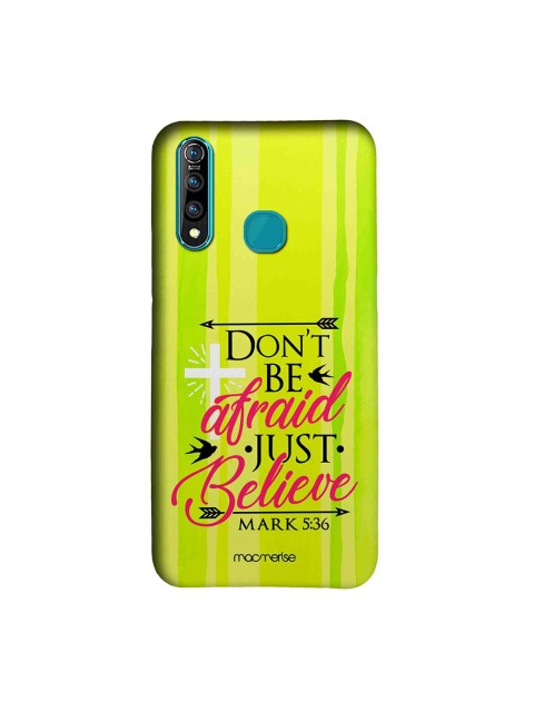

macmerise Lime Green & Pink Just Believe Vivo Z1 Pro Case