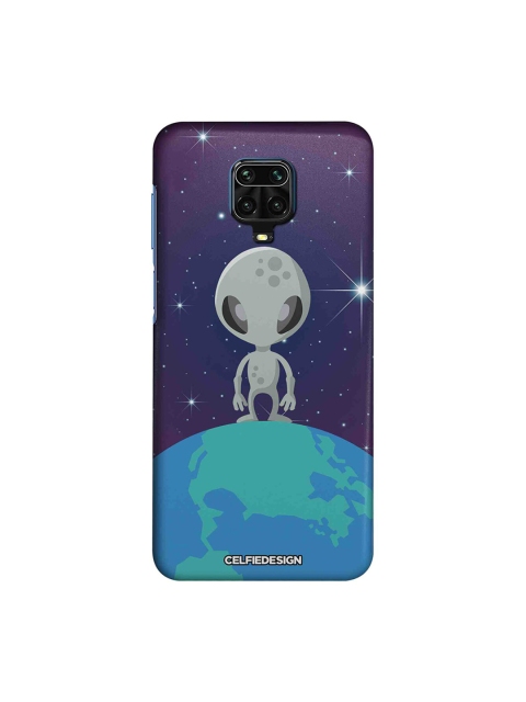 

macmerise Blue & Grey Alien Redmi Note 9 Pro Case