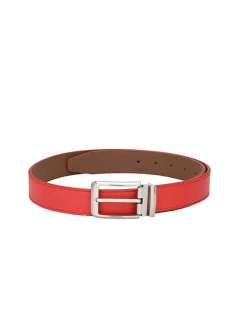 

Calvadoss Men Red Solid Belt